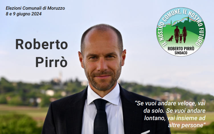 Roberto Pirrò - candidato sindaco a Moruzzo